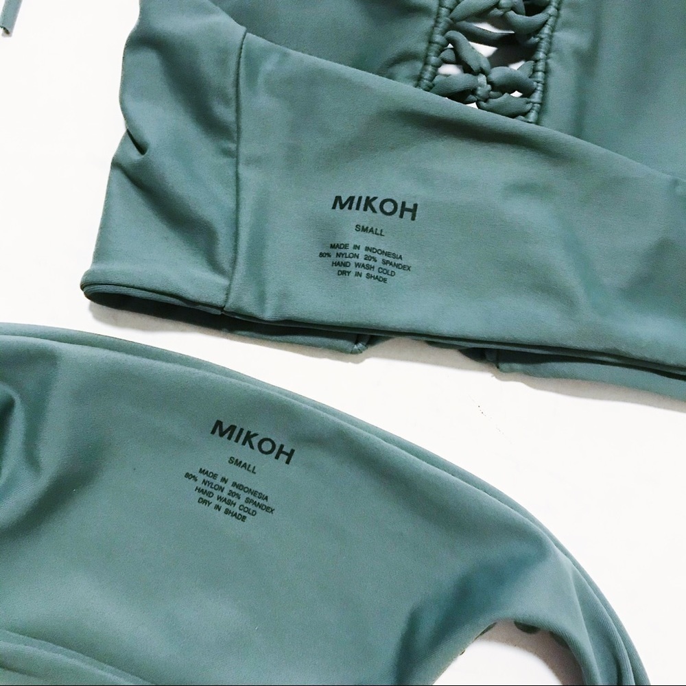 Mikoh - Sage Green Bikini Set - Picture 5 of 8